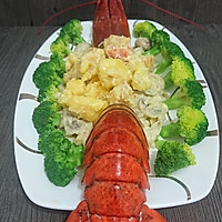 Cheese Baked Boston Lobster with Creamy Mushroom Noodles-Aulon-Honey Illustration of Taoai nutritionist’s private chef’s recipe 31