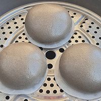 Illustration of how to make black sesame steamed buns for spring health 6