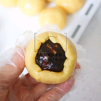 # Zero belly burden to eat late night snack#Walnut jujube paste egg moon cake Illustration of how to do it 8