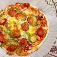 Illustration of how to make simple family pizza 6