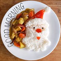 Christmas Curry Chicken Rice#Enviable Christmas Dinner# Illustration of how to do it 13