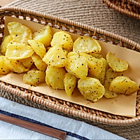 # Zero belly burden to eat late night snacks#Reduced fat roasted potatoes and high-quality carbohydrates Illustration of how to make staple food and snacks 7