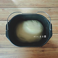 Illustration of how to make bean paste hand-shredded bread 3