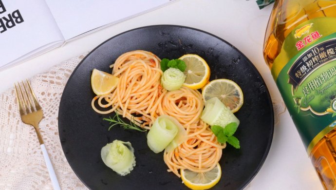 Green Rose Cucumber Pasta