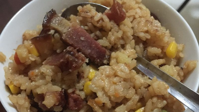 Bacon Claypot Rice