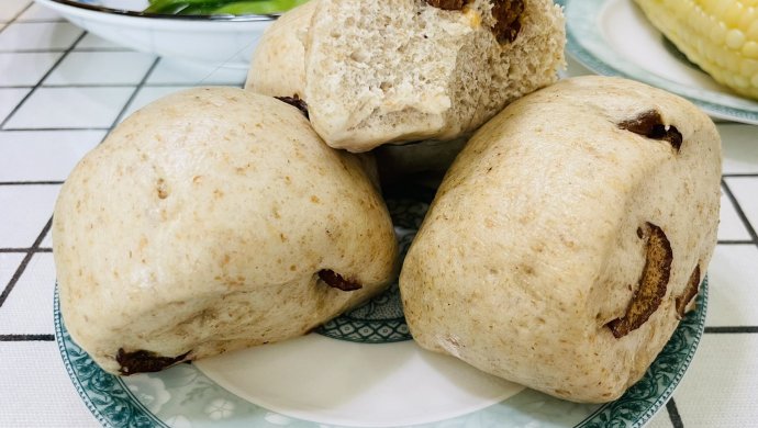 Whole wheat steamed buns