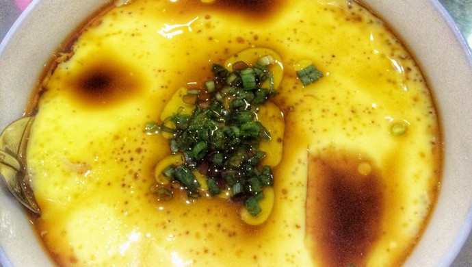 Steamed egg custard