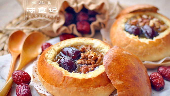 Tremella, Red Dates and Walnut Shortbread Cup