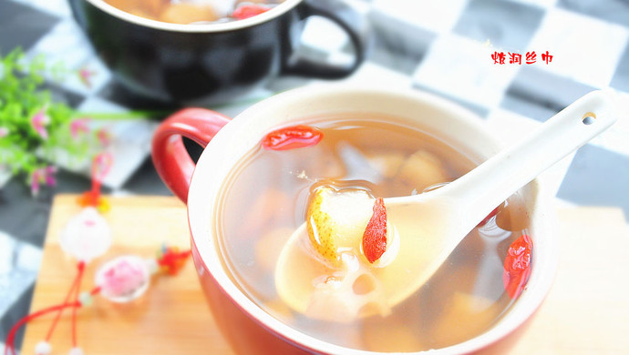 Sydney lotus root and water chestnut soup