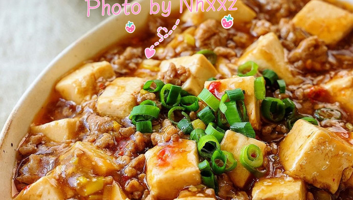 Minced meat tofu