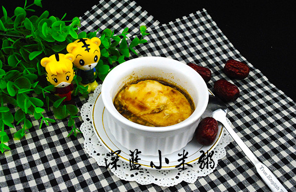 Rice wine stewed eggs