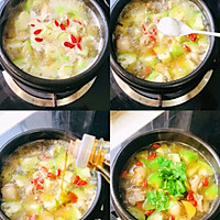 #Celebrity Chef Juice is in Summer#Chicken Legs and Luffa Soup~Futian Drink up a sweat and eat more hot food in summer. Illustration 7