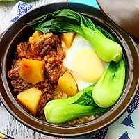 Potato Beef Brisket Claypot Rice Recipe Illustration 14