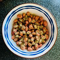 #MochilindeliciousCP#Green pepper and salt flavored roasted peanuts, Illustration of how to make a simple, less oily and delicious dish to go with wine 8