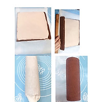 Illustration of how to make rich chocolate cake roll 9