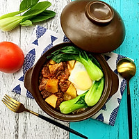 Potato Beef Brisket Claypot Rice Recipe Illustration 15