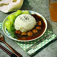 A late night snack as a reward after working overtime, an illustration of how to make rice with abalone larvae 14