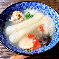 Illustration 5 of how to make bamboo fungus and local chicken soup that can remove dryness and relieve fire. 