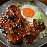 Illustration of Japanese Teriyaki Pork Belly Rice Bowl 15