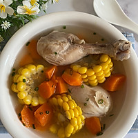 #Open a new way to nourish winter food#Corn, carrot, and chicken leg soup Illustration of how to do it 6