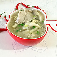 Illustration of how to make oyster mushroom meat soup 8