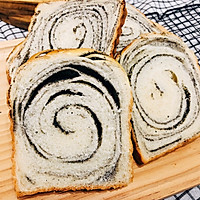 Illustration of how to make healthy black sesame breakfast toast 18