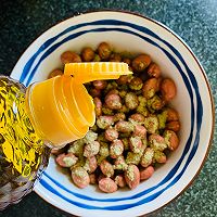 #MochilindeliciousCP#Green pepper and salt flavored roasted peanuts, Illustration of how to make a simple, less oily and delicious dish to go with wine 7