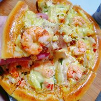  Illustration of how to make seafood assorted pizza 7