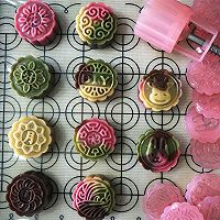 Red Bean and Momoyama Mooncake Recipe Illustration 6