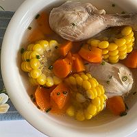 #Open a new way of nourishing winter food#Corn, carrot and chicken leg soup recipe illustration 7