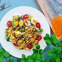 #Norwegian mackerel healthy new food#Mackerel vegetable salad Illustration of how to do it 7