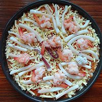 A good place to go for leftover rice - seafood rice pizza recipe 12