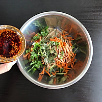 #spring lose weight, lose weight while eating#Spicy and sour sesame sauce salad Illustration of how to make leather 7