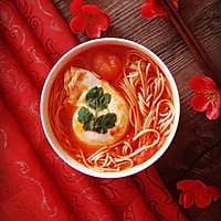 You need a warm bowl of noodles and eggs this winter Dragon Beard Noodle Soup Recipe Illustration 10