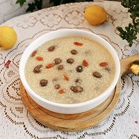 #包福到万家# Nourishing millet, yam, wolfberry porridge Illustration of how to do it 9