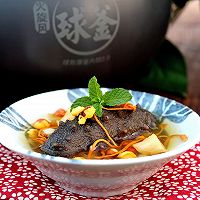 Autumn Nourishing Yin and Spleen Soup---Yaozhu Gorgon Sea Cucumber Illustration of how to make soup 7