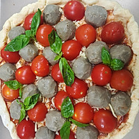 #original original flavor, party recipe#Italian beef meatball pizza Illustration of how to do it 14