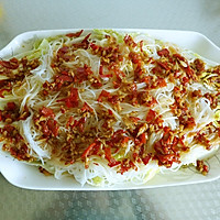 Illustration of steamed baby cabbage with garlic vermicelli 9