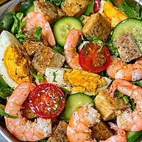 # Zero belly burden eat late night snack#Fat-reducing meal! Low calorie Delicious Chicken Breast and Shrimp Salad Recipe Illustration 2