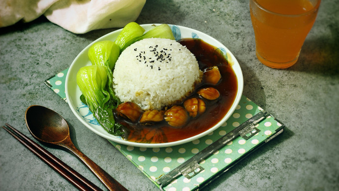 Abalone with rice