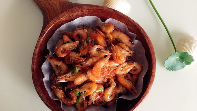 Salt and pepper crispy river shrimp