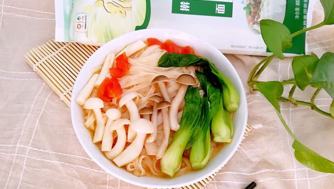 Mushroom Soup Noodles#福林门Warm Winter Banquet Happy Noodles#