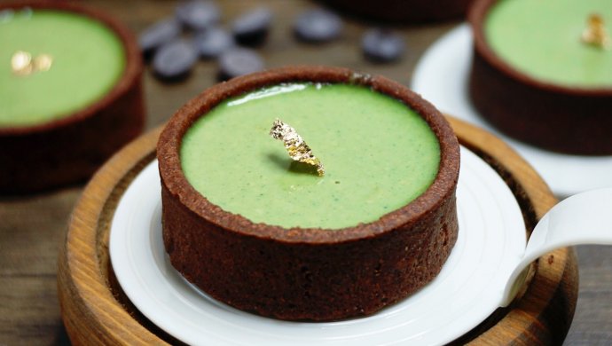 Oven-free dessert丨Matcha Iceberg Lava Tart