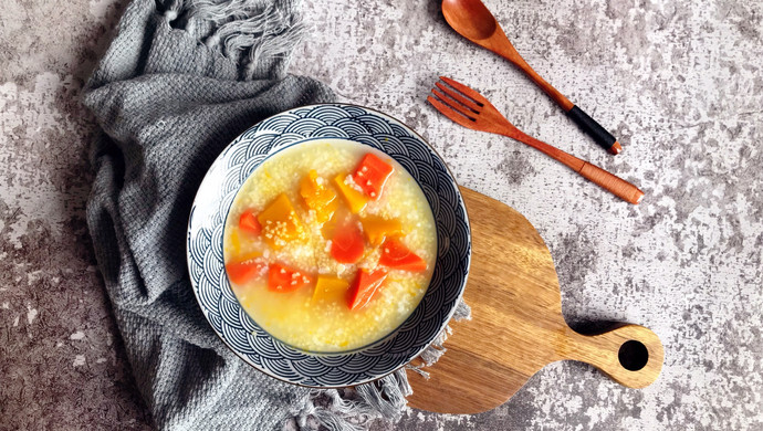 Pumpkin Carrot Double Rice Porridge