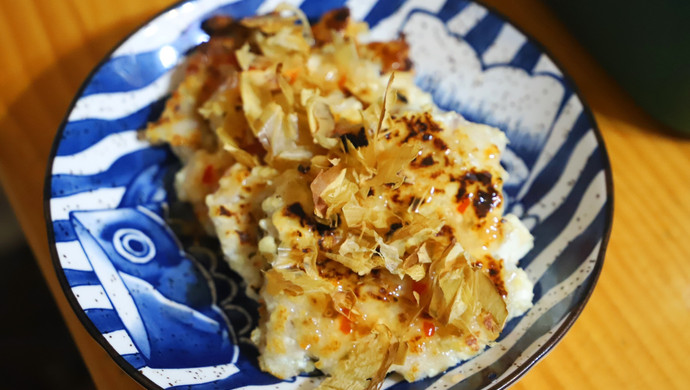 Norwegian mackerel tofu cake