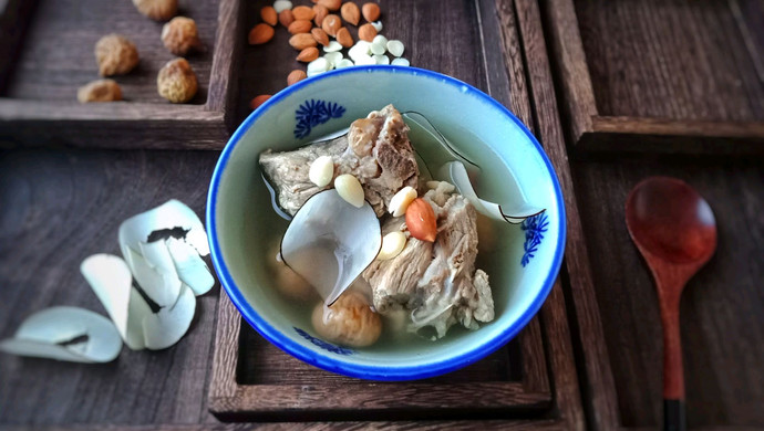 Sea Coconut Almond Pork Ribs Soup