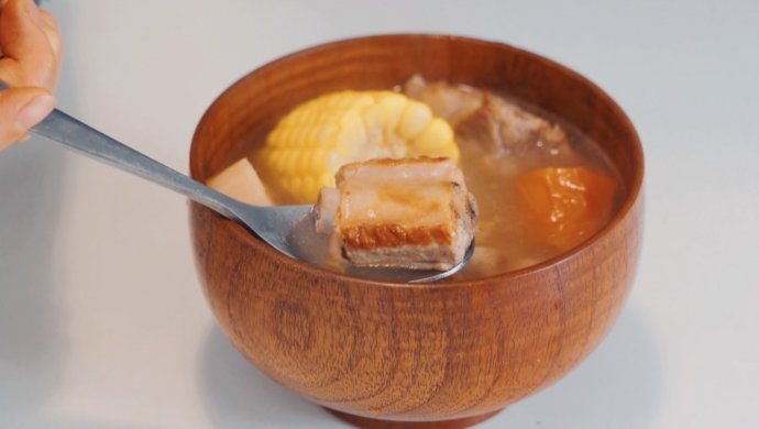 Corn, Lotus Root and Pork Ribs Soup