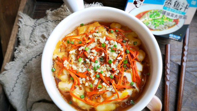 Steamed Fish Fillet with Cordyceps Flower