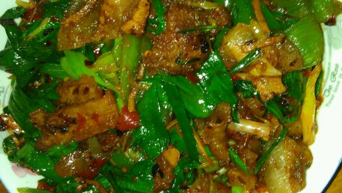 Sichuan classic ~ Twice-cooked pork with garlic sprouts