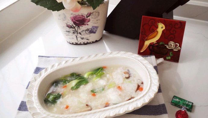 Norwegian cod fillet porridge